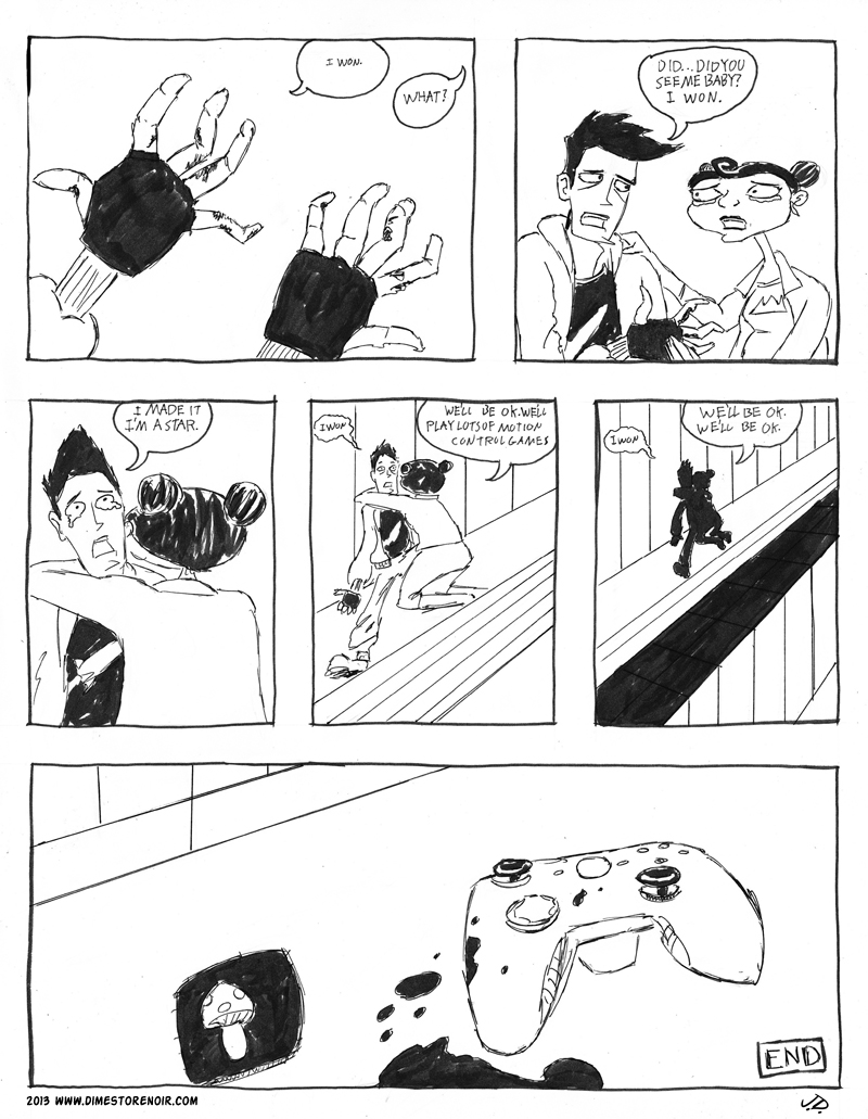 Worst part of this comic: looking for reference pictures of broken fingers.
